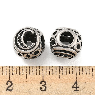 304 Stainless Steel Beads Rhinestone Settings STAS-O002-01C-AS-1