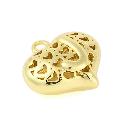 Hollow Brass Pendants for Valentine's Day KK-M289-03J-G-1