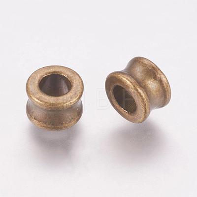 Tibetan Style Alloy European Beads K0PCJ071-1