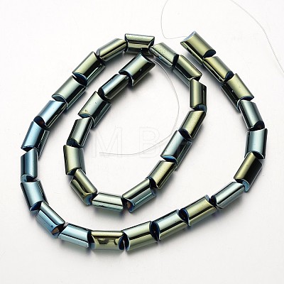 Electroplate Non-magnetic Synthetic Hematite Beads Strands G-F300-02-07-1