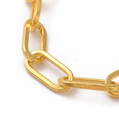 Unwelded Iron Paperclip Chain Bracelets BJEW-JB05044-01-1