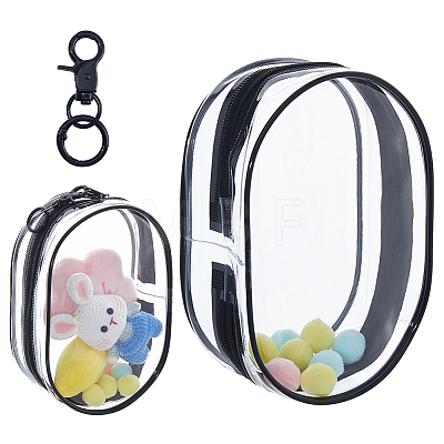 Transparent Plastic Storage Zipper Bags for Doll DIY-WH0899-713B-1