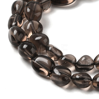 Natural Obsidian Beads Strands G-P497-01A-15-1