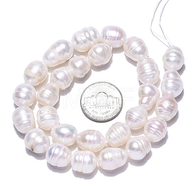 Natural Cultured Freshwater Pearl Beads Strands PEAR-N012-11A-1