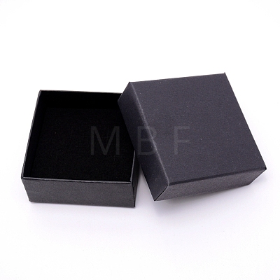Kraft Paper Jewelry Boxes CON-WH0080-34-1