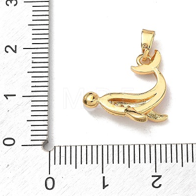 Brass Enamel Pendants RB-CBA2CEF-01G-01-1