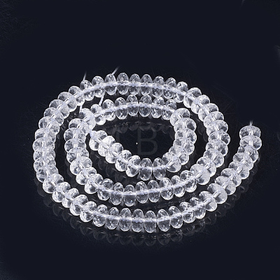 Synthetic Quartz Crystal Beads Strands G-S285-15-1
