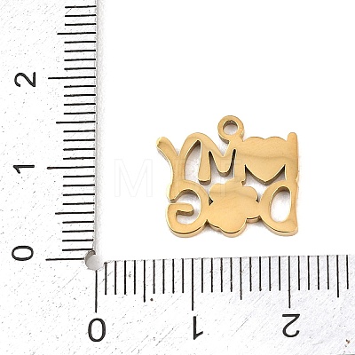 304 Stainless Steel Pendants STAS-H249-11B-G-1