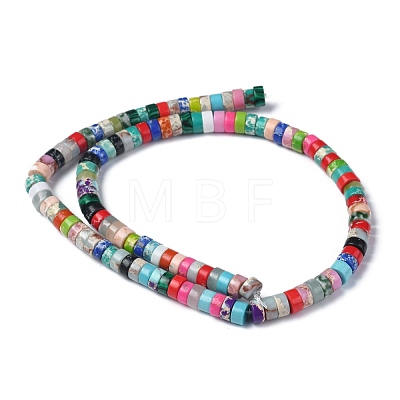 Synthetic Imperial Jasper Beads Strands G-Z006-C01-1