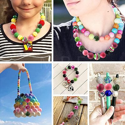 DIY Candy Color Bracelet Necklace Making Kit MACR-CJC0001-12P-02-1