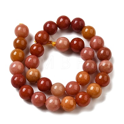 Dyed Natural Malaysia Jade Beads Strands G-G021-02A-19-1