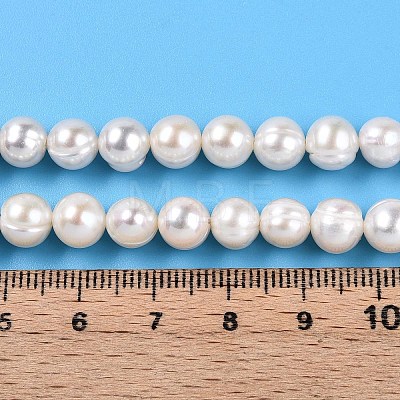 Natural Cultured Freshwater Pearl Beads Strands PEAR-N013-06-A-1