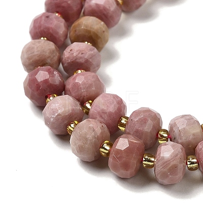 Natural Rhodonite Beads Strands G-P508-A19-01-1