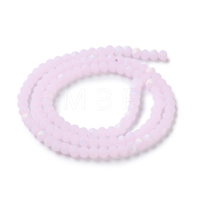 Imitation Jade Glass Beads Strands X1-EGLA-A034-J4mm-MB02-1