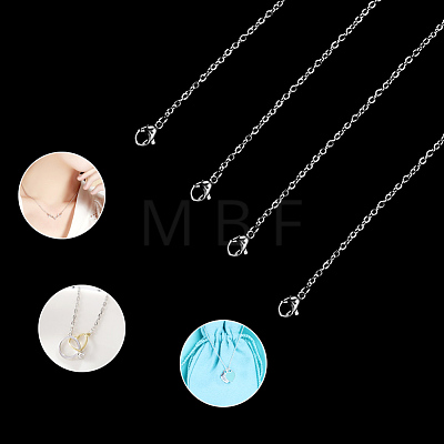 304 Stainless Steel Necklace MAK-K004-09P-1