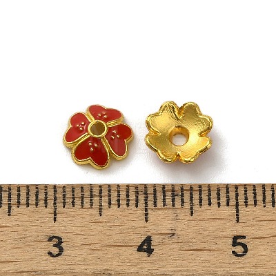 Alloy Enamel Beads Caps LS-FIND-G074-02C-1