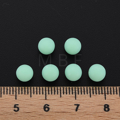 Opaque Acrylic Beads PAB702Y-B01-06-1