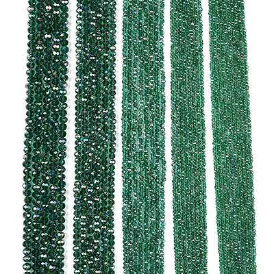 Electroplate Glass Beads Strands LS-EGLA-A044-T6mm-B18-1