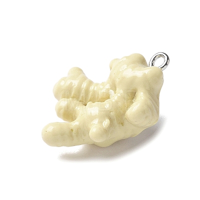 Resin Iron Pendants RESI-D280-04-1