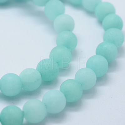 Natural & Dyed Jade Bead Strands X-G-P370-01-8mm-1