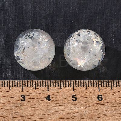 Luminous Transparent Resin Beads RESI-F073-03A-1