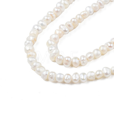 Natural Cultured Freshwater Pearl Beads Strands X-PEAR-N013-02B-1