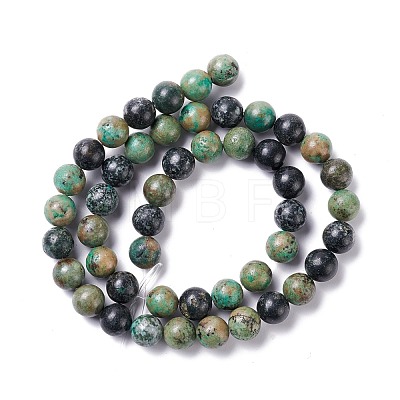 Natural Green Line Jaspe Beads Strands G-K317-A15-1