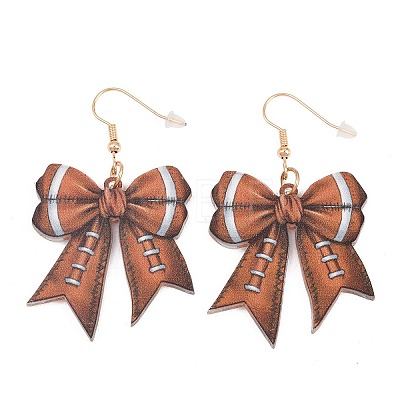 Teachers' Day Acrylic Dangle Earrings EJEW-I325-01G-04-1