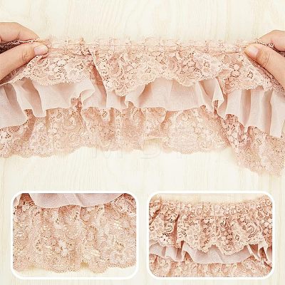  Pleated Chiffon Lace Trim SRIB-NB0001-10A-1