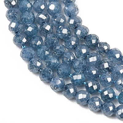 Cubic Zirconia Bead Strands ZIRC-C006-01B-04-1