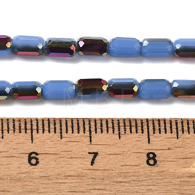 Electroplate Glass Beads Strands EGLA-D031-01-07-1