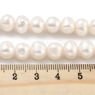 Natural Cultured Freshwater Pearl Beads Strands PEAR-C003-16E-1