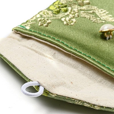 Chinese Style Floral Cloth Jewelry Storage Pouches AJEW-D065-01A-07-1