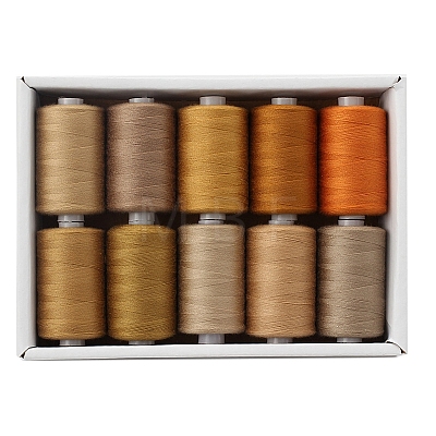 10 Colors Polyester Sewing Thread PW-WG34EA6-13-1