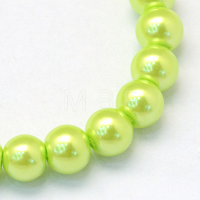 Baking Painted Glass Pearl Bead Strands HY-Q003-3mm-66-1