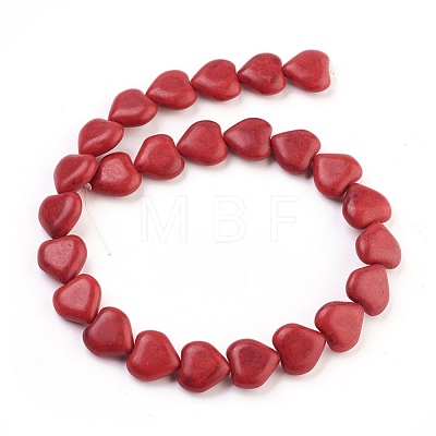 Synthetic Howlite Beads X-TURQ-17X18-118-1