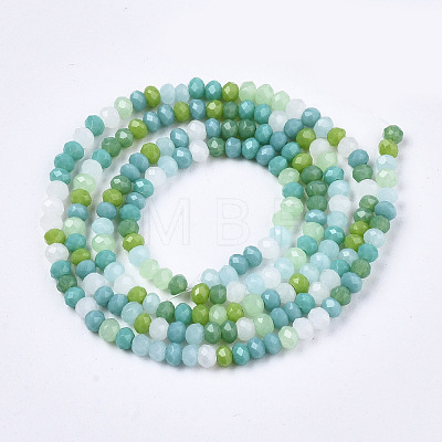 Opaque Glass Beads Strands X-GLAA-T006-07-A02-1