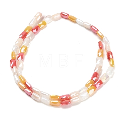 Electroplate Glass Beads Strands EGLA-P068-01A-10-1