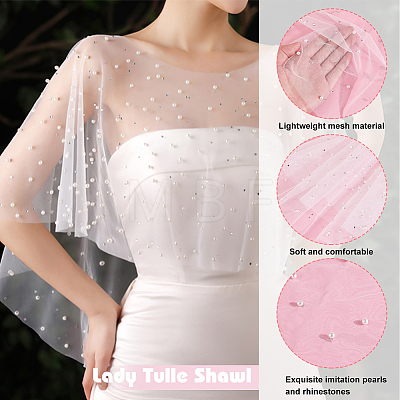 Lady Tulle Collars AJEW-WH0502-34A-1
