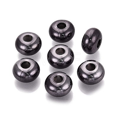 Halloween Theme UV Plating Opaque Acrylic European Beads PACR-T017-19M-M4-1