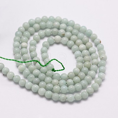 Natural Amazonite Beads Strands X-G-N0197-02-2mm-1