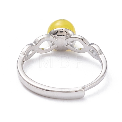 (Jewelry Parties Factory Sale)Adjustable Brass Finger Rings RJEW-K231-A06-1