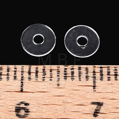 50Pcs Transparent PVC Insulating Gaskets PVC-T006-5mm-01-1