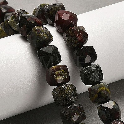 Natural Dragon Blood Beads Strands G-H078-C29-01-1