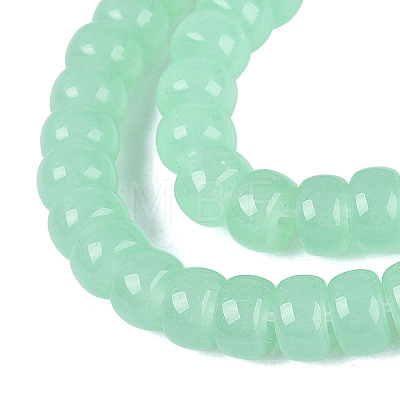 Imitation Jade Glass Beads Strands GLAA-NH0002-A01-B02-1