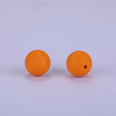 Round Silicone Focal Beads SI-JX0046A-97-1