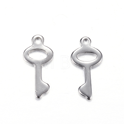 304 Stainless Steel Pendants STAS-N0014-54P-1