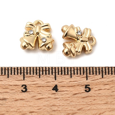 Christmas Alloy Rhinestone Charms FIND-G102-01G-04-1