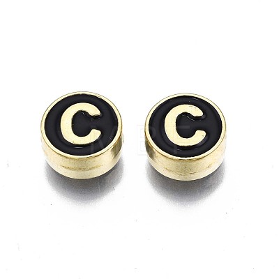 Alloy Enamel Beads ENAM-N052-006-02C-RS-1