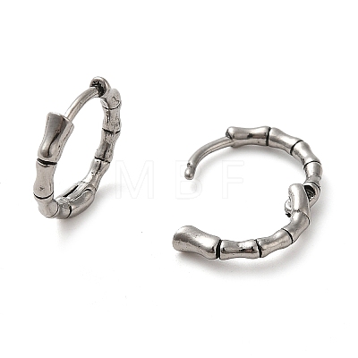 316 Surgical Stainless Steel Hoop Earrings EJEW-Q795-09AS-1